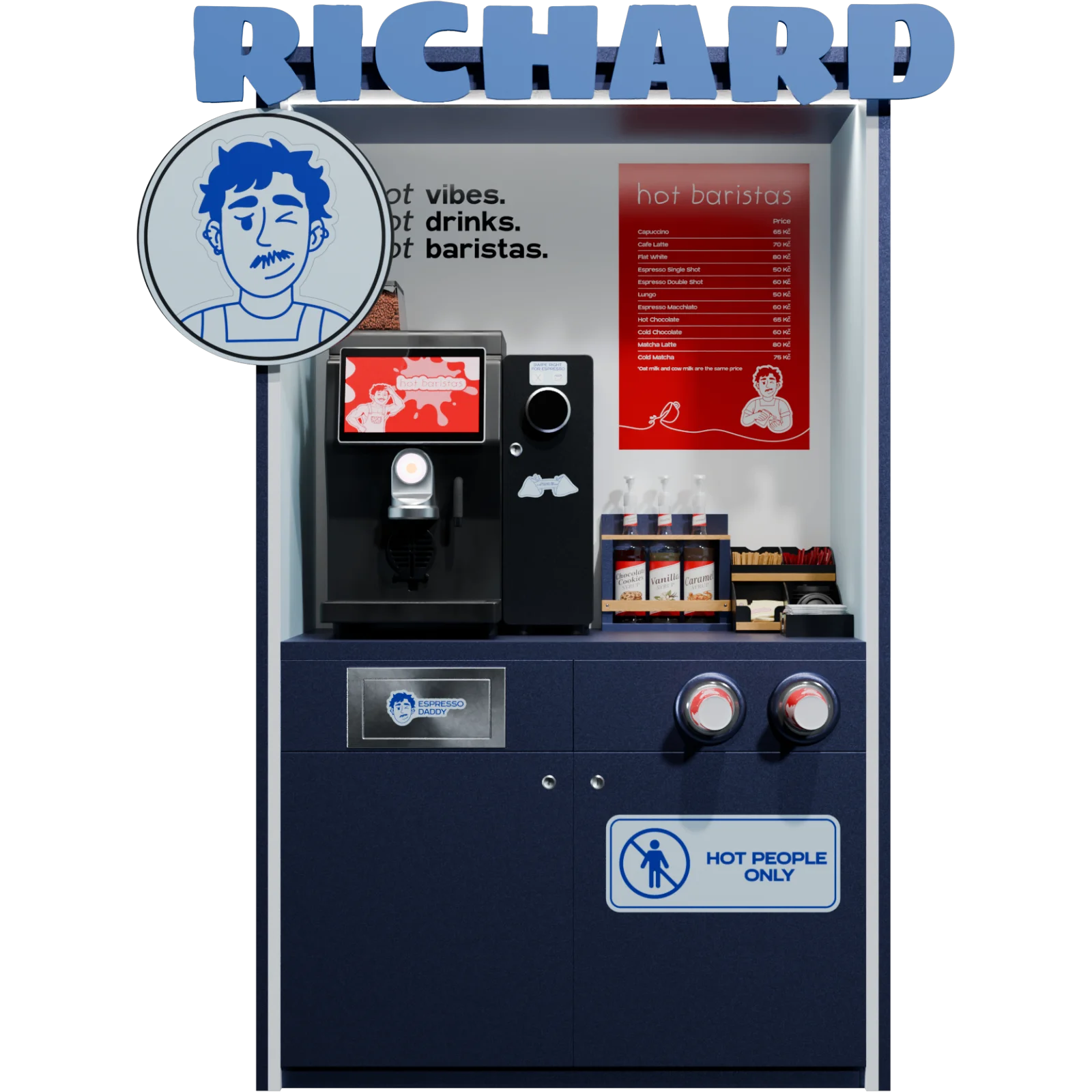 Richard — Hot Baristas coffee station