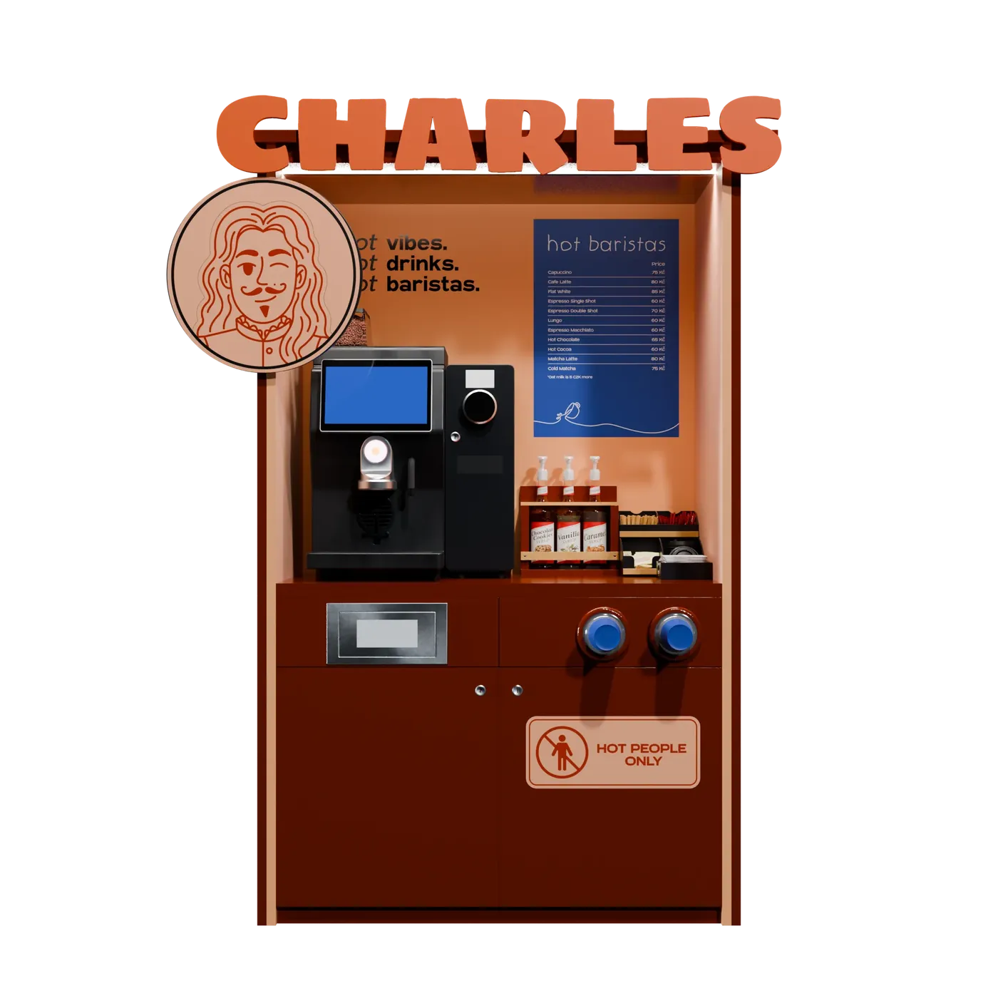 Charles — Hot Baristas station